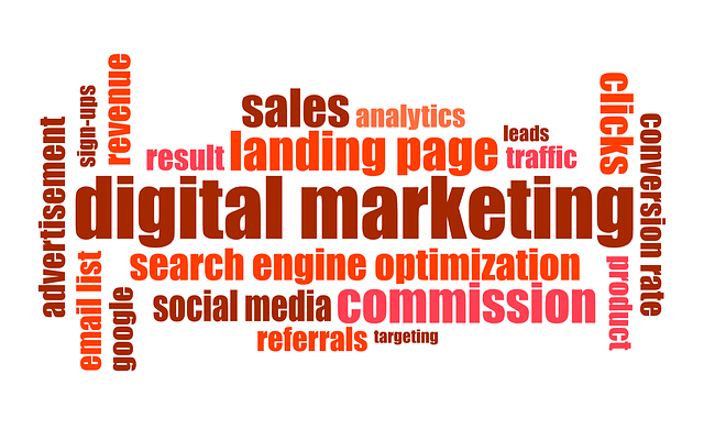 Illustration stage Digital Marketing